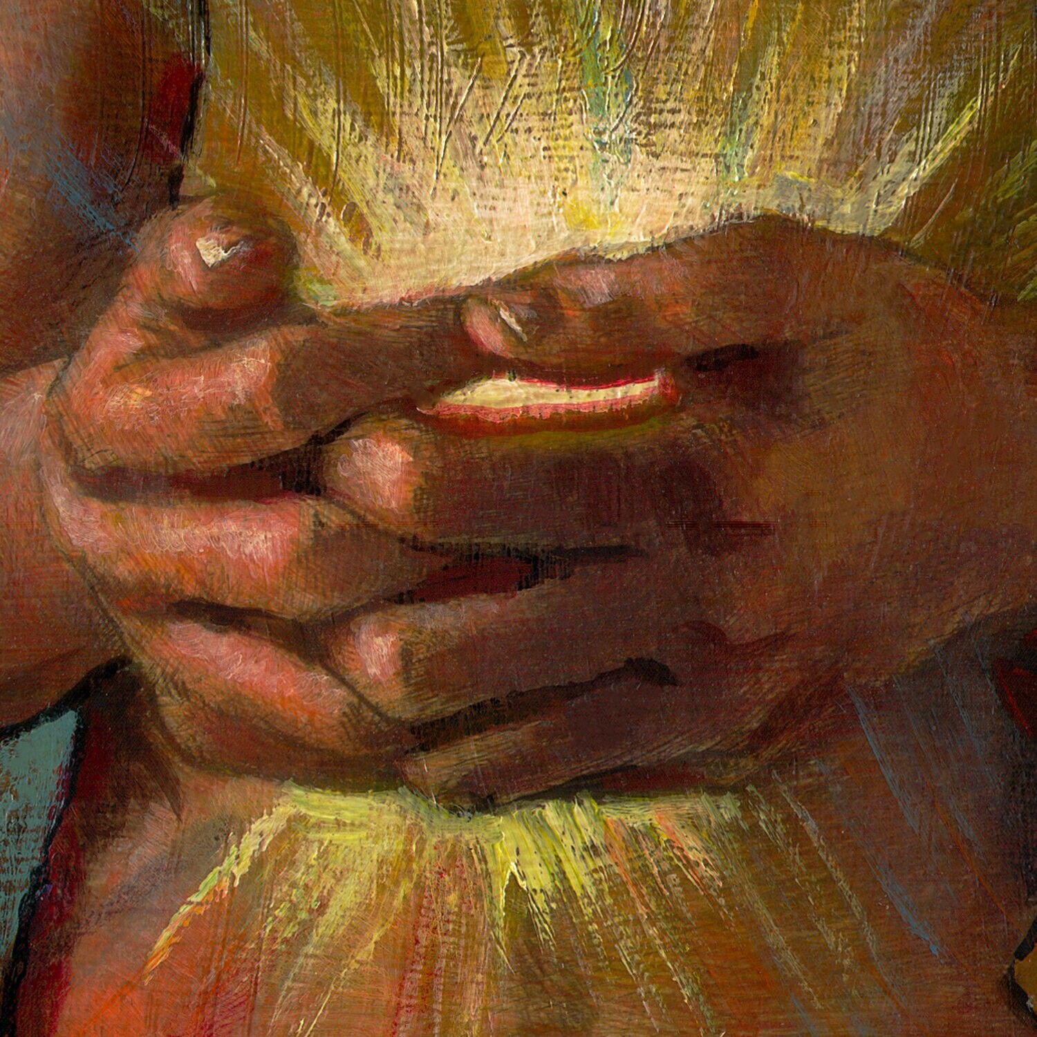 "Bird in the Hand" Original Painting