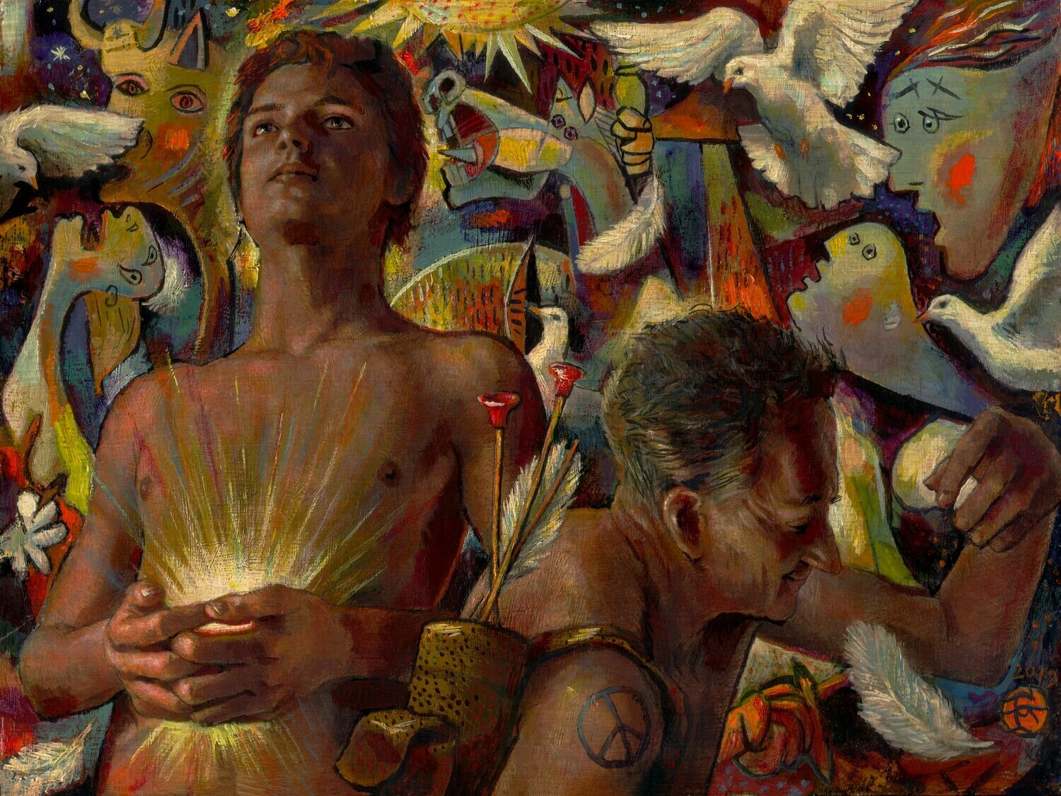 "Bird in the Hand" Original Painting