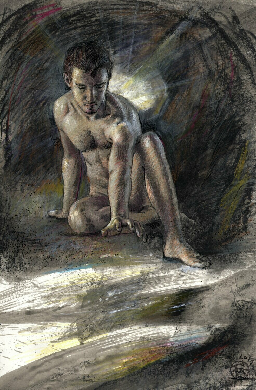 "Cave" Original Drawing