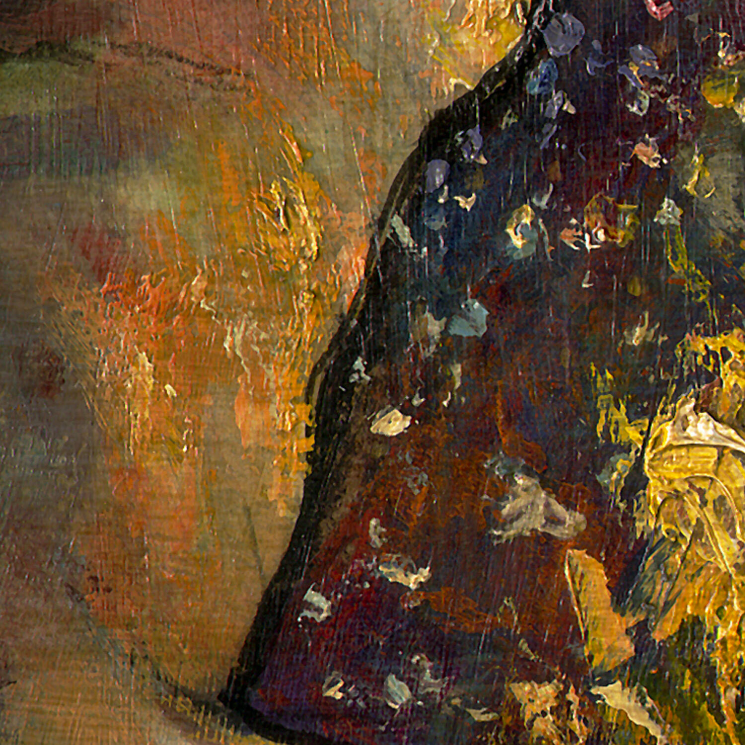 "Falling" Original Painting on Panel