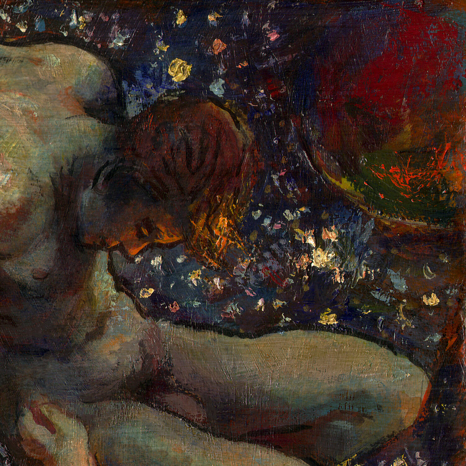 "Falling" Original Painting on Panel
