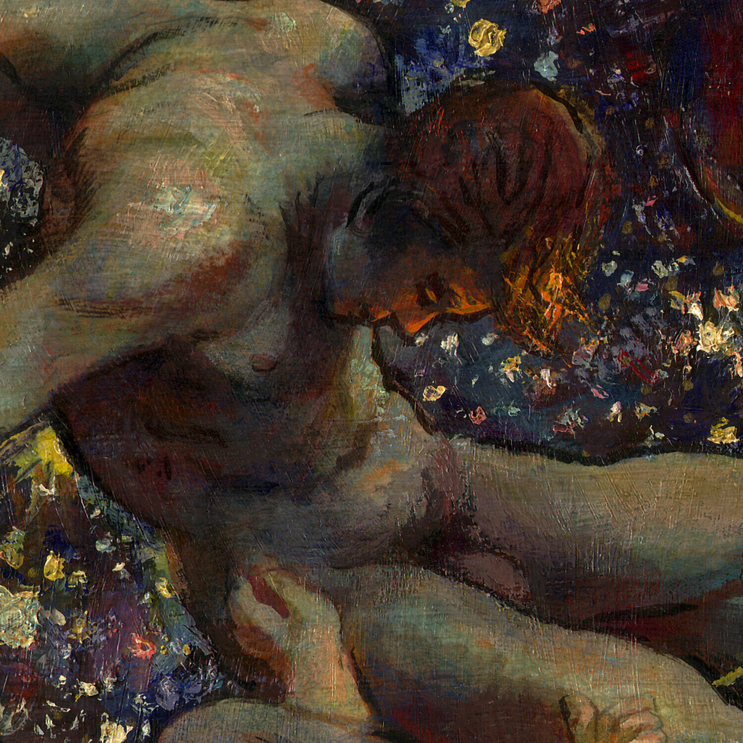 "Falling" Original Painting on Panel