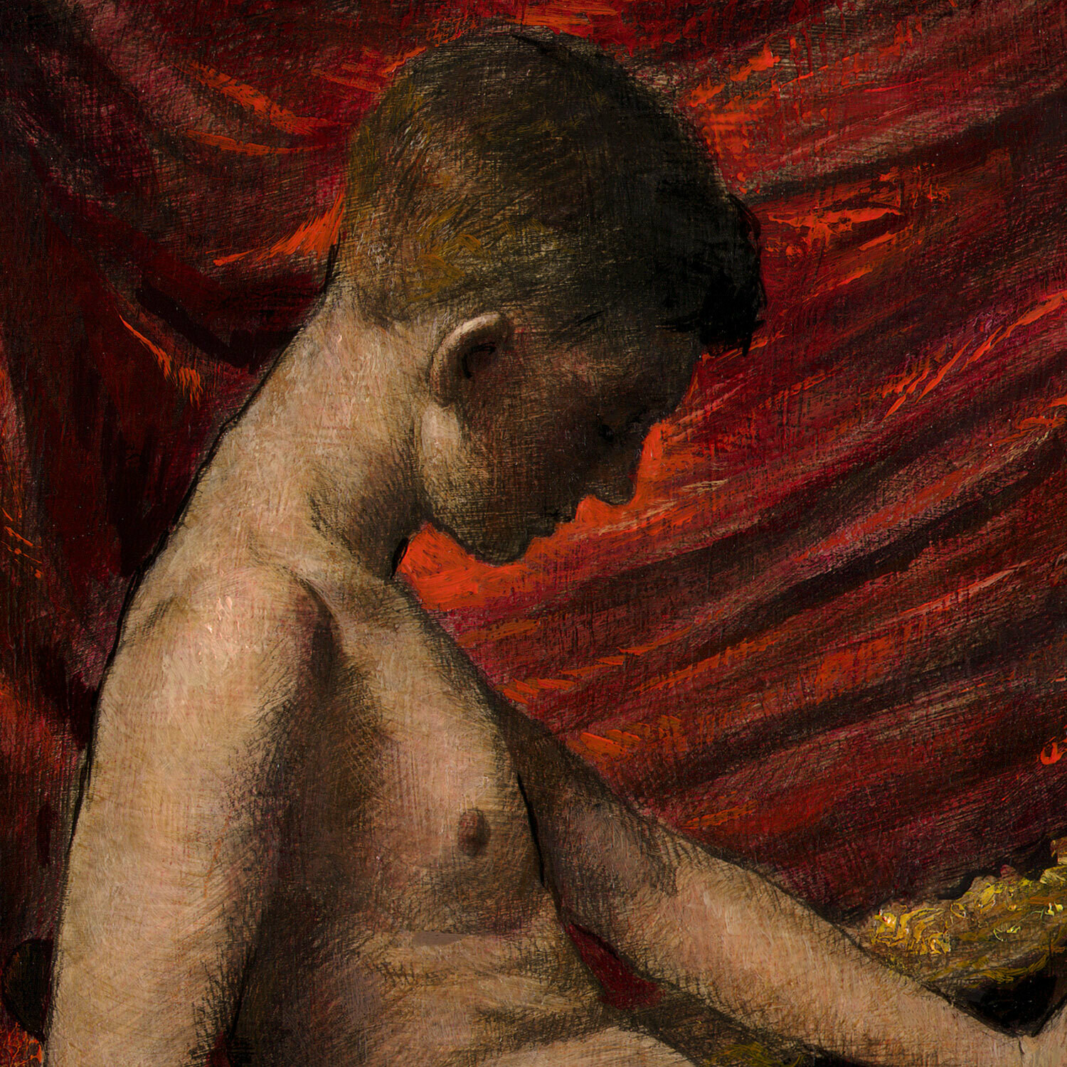"The Curtain" Original Painting