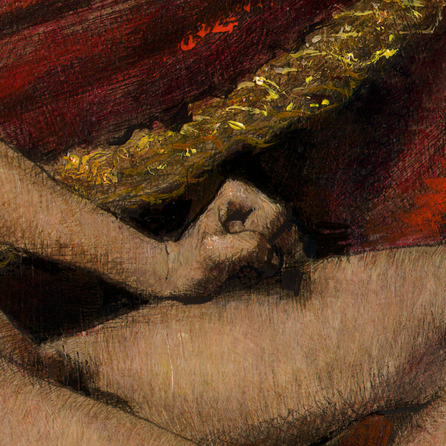 "The Curtain" Original Painting