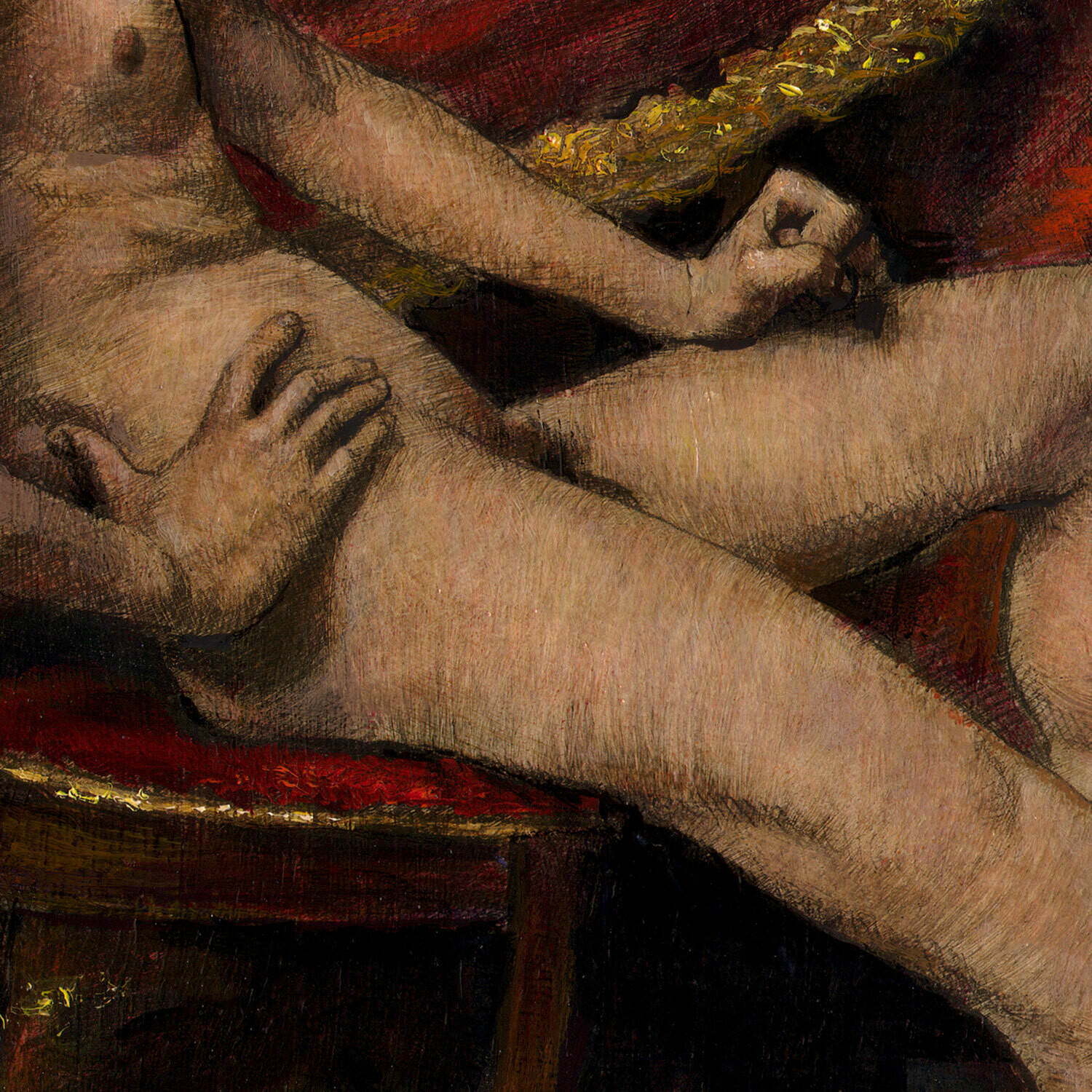 "The Curtain" Original Painting