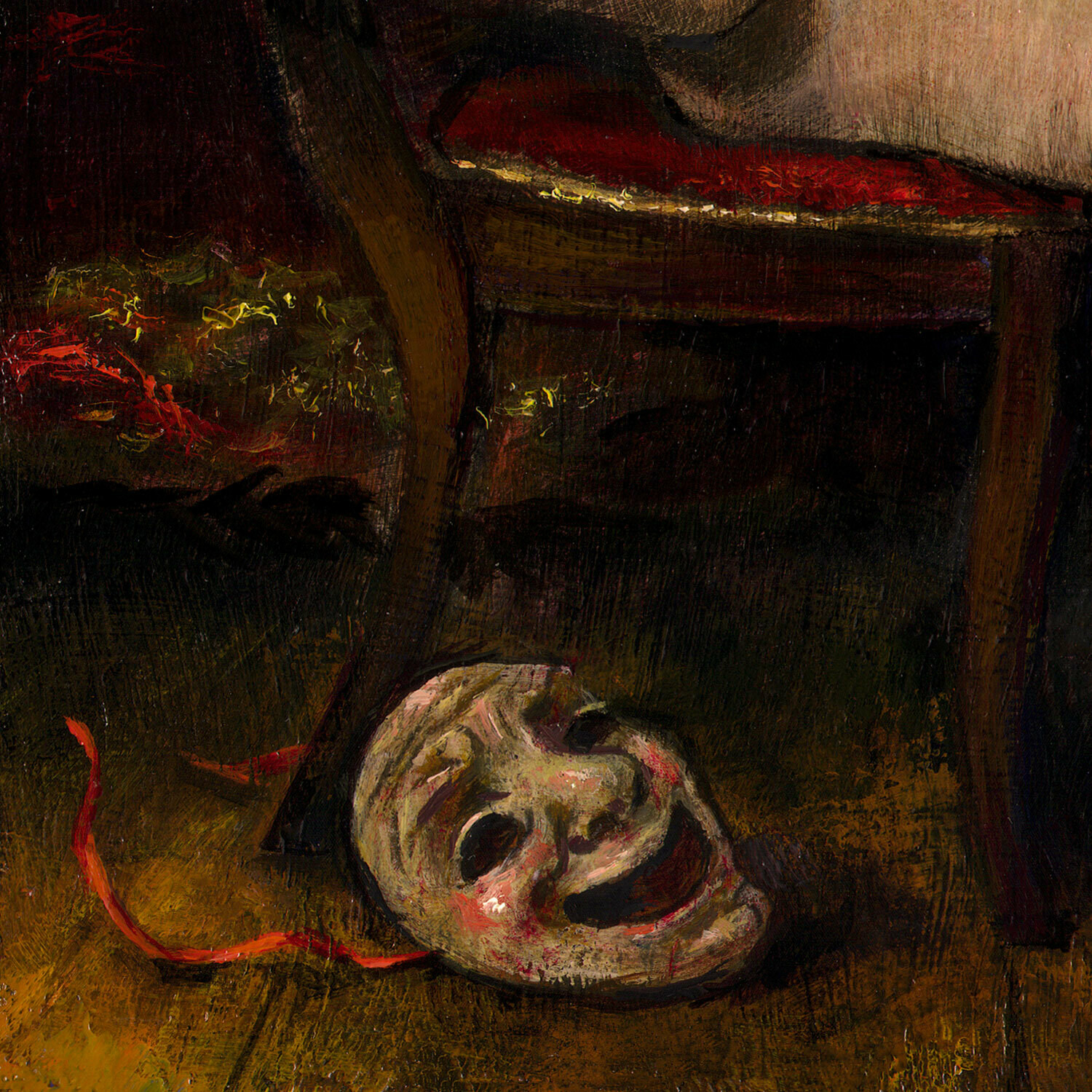 "The Curtain" Original Painting