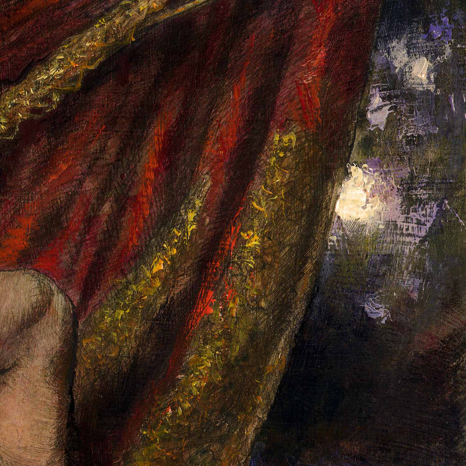 "The Curtain" Original Painting
