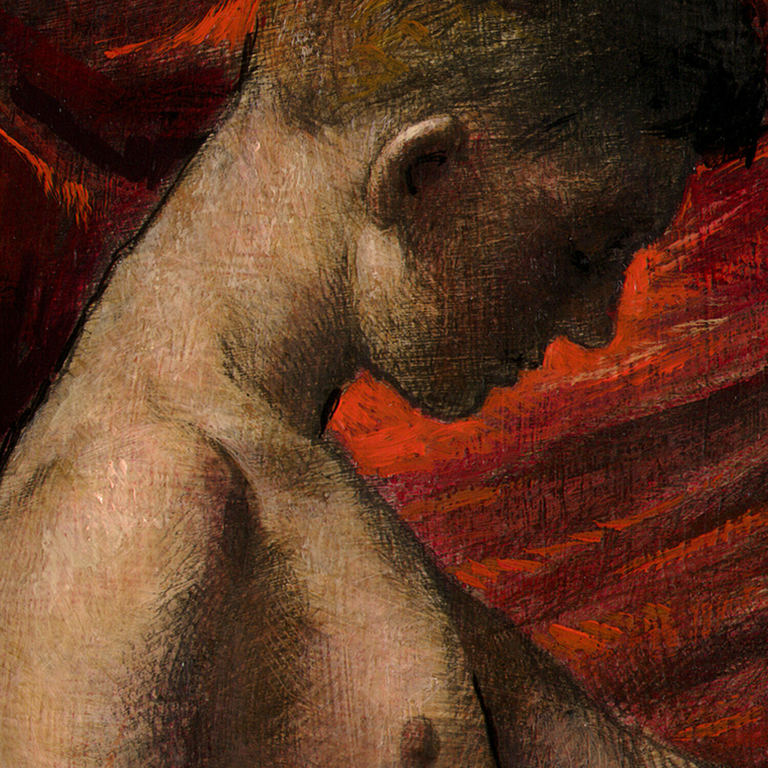 "The Curtain" Original Painting