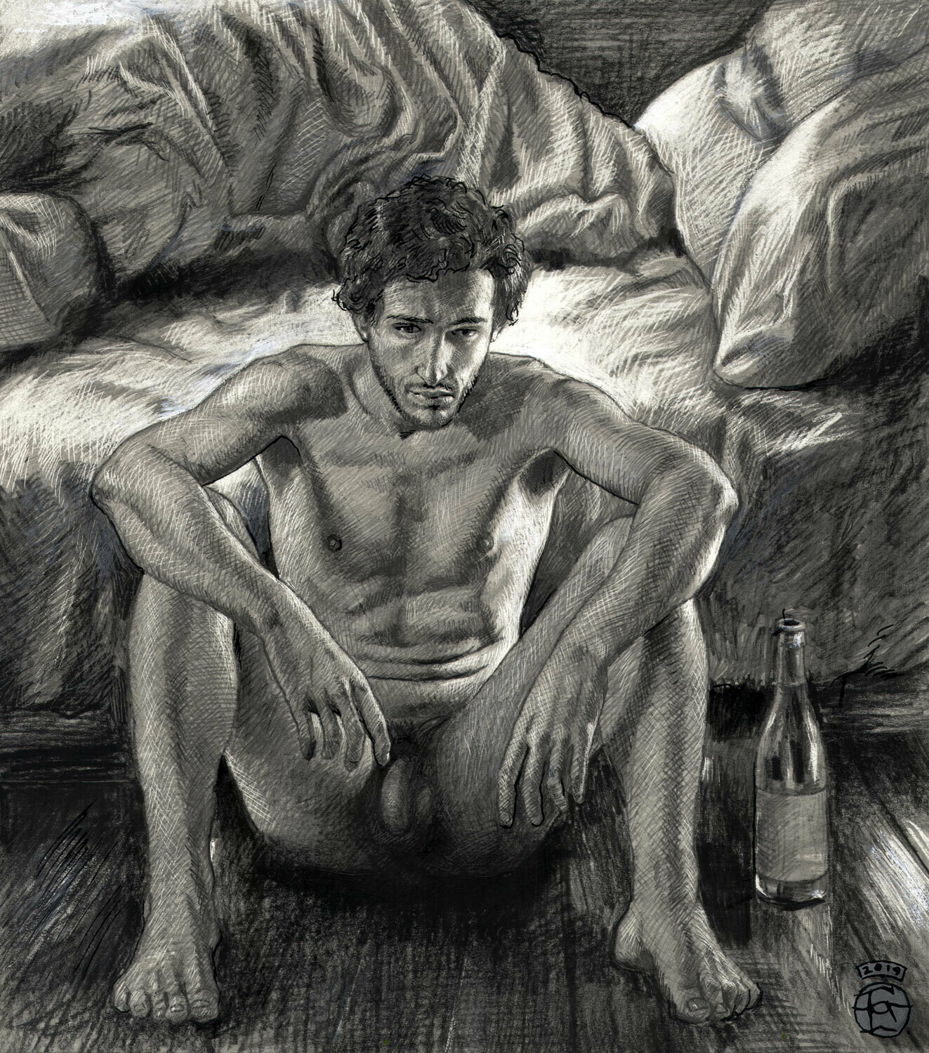 "The Long Night" Original Drawing