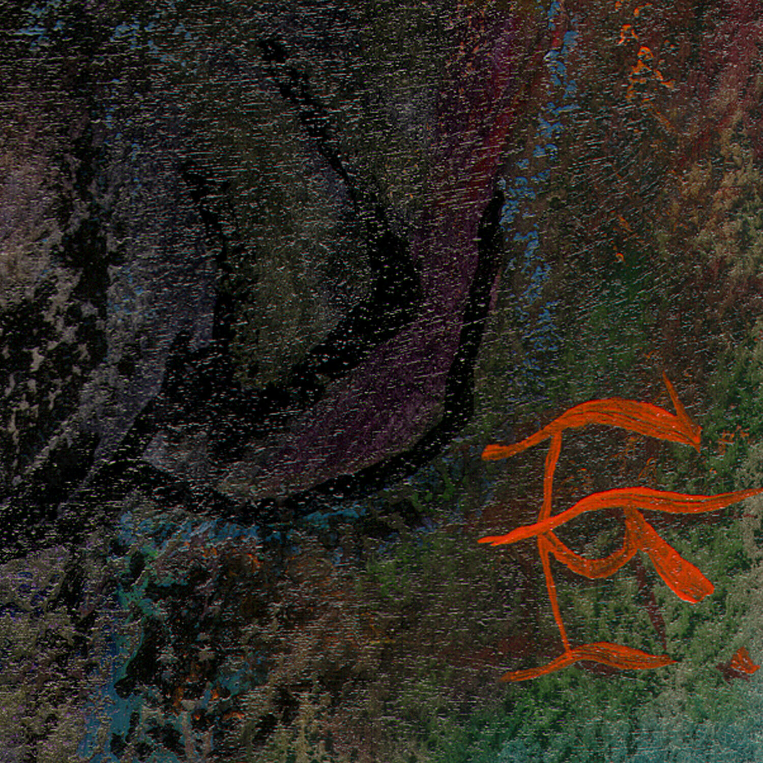 "Autumn Self-Portrait" Original Mixed-Media Work