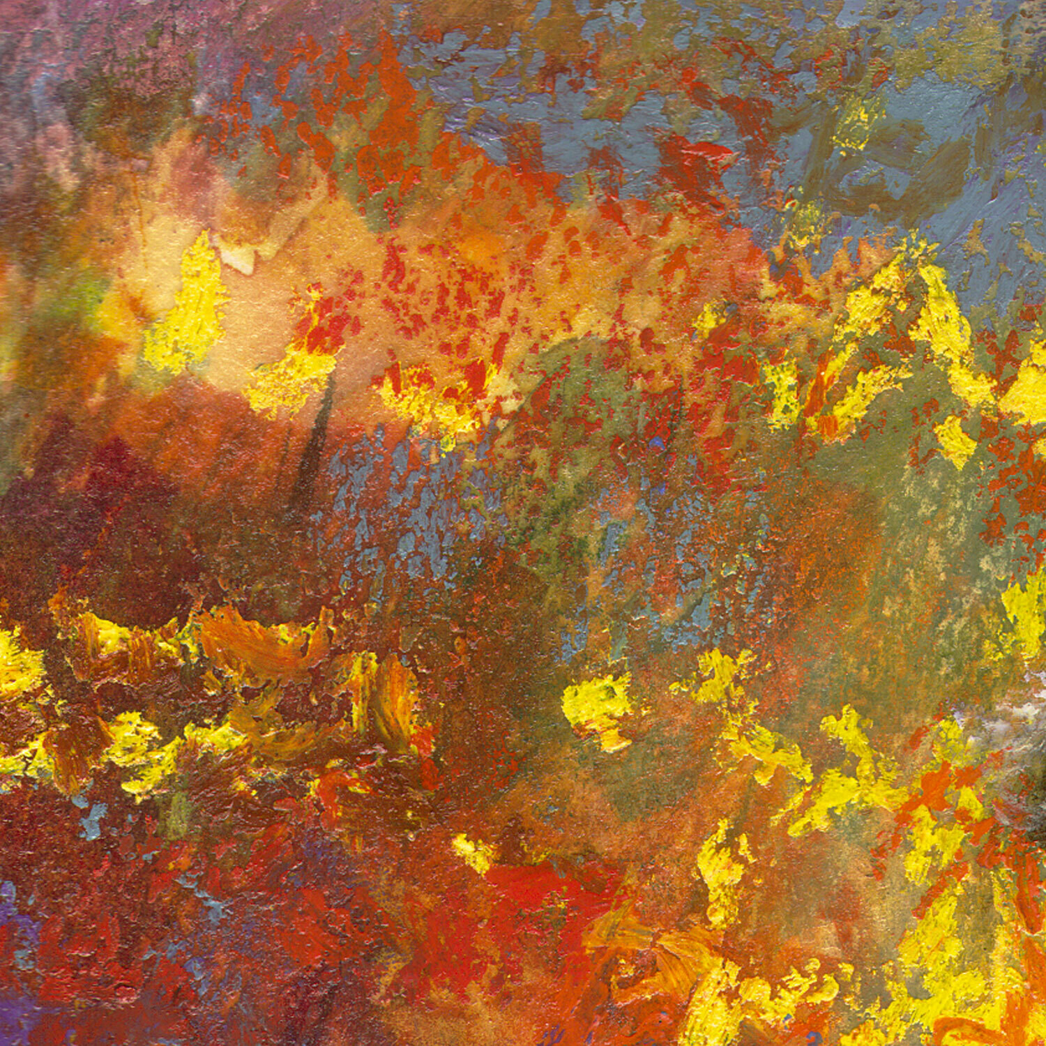 "Autumn Self-Portrait" Original Mixed-Media Work