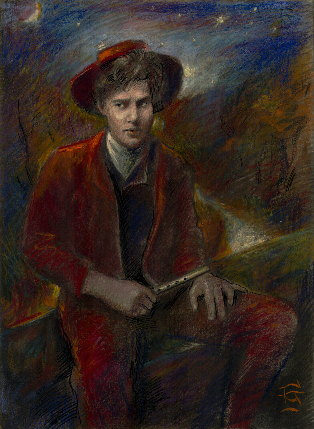 "The Bridge" Original Mixed-Media Work