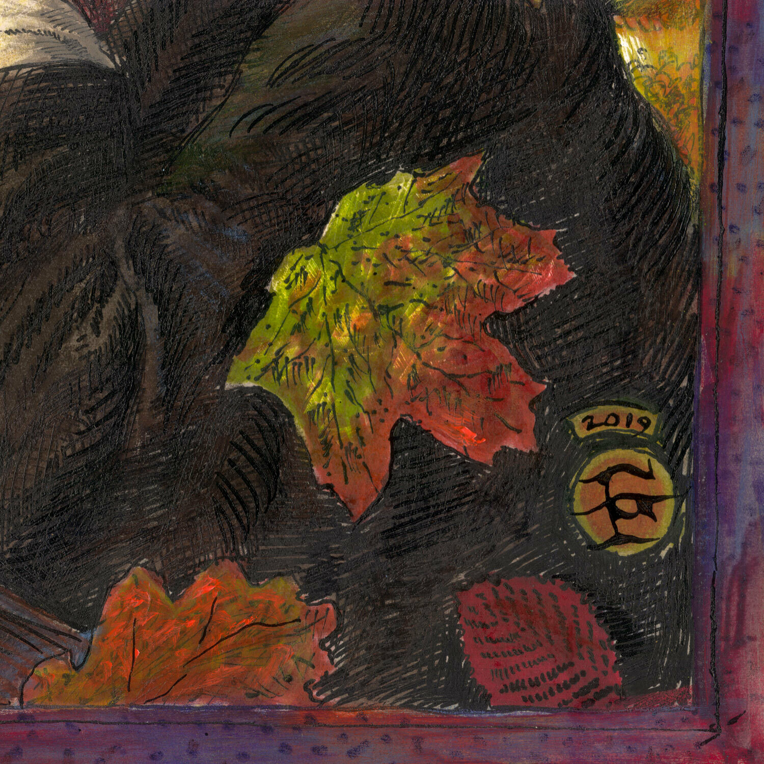 "Nature Morte (for Walt Whitman)" Original Work on Paper