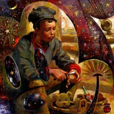 "The Cabin Boy (Put on a Happy Face)" Original Painting