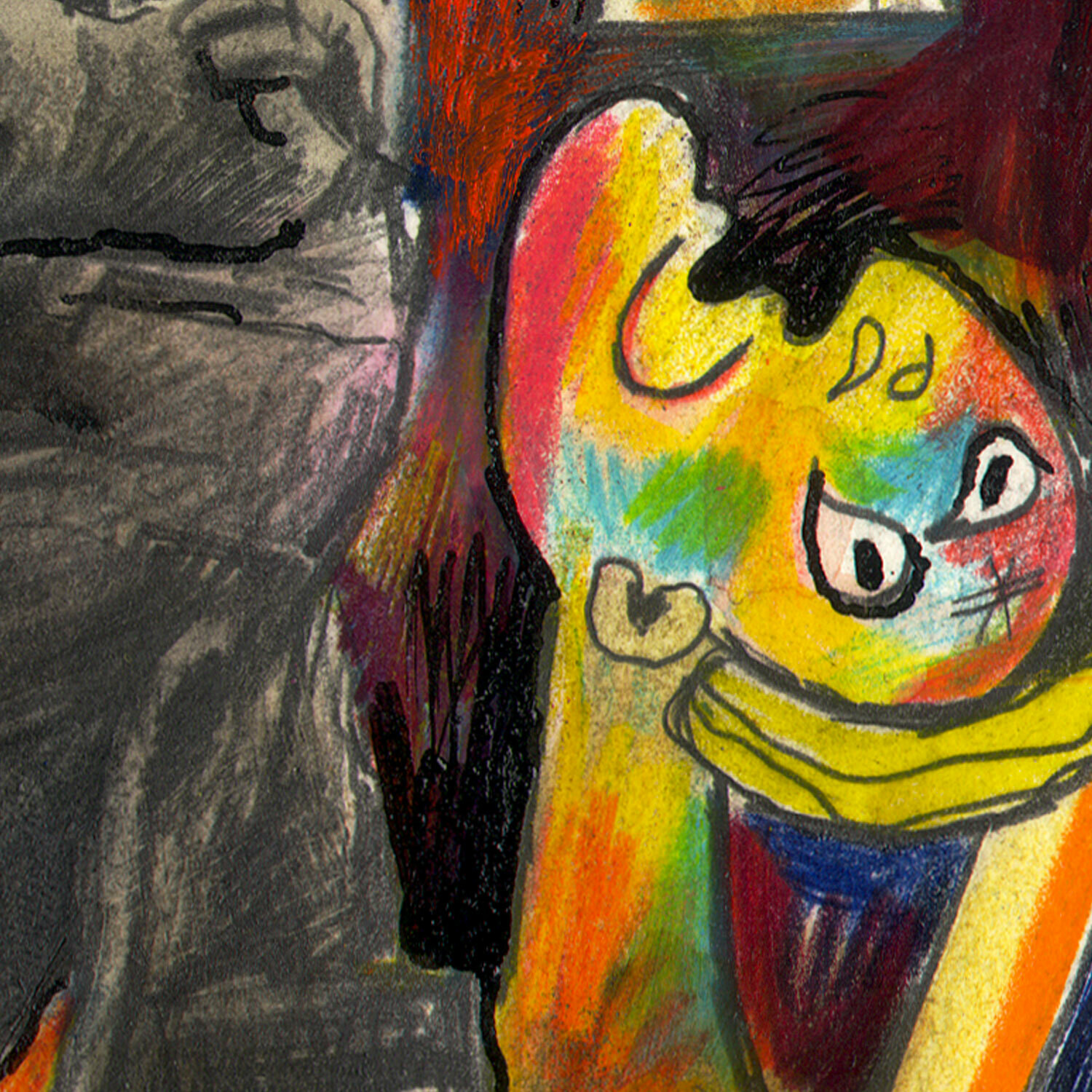 "Bird on the Wire" Original Work on Paper