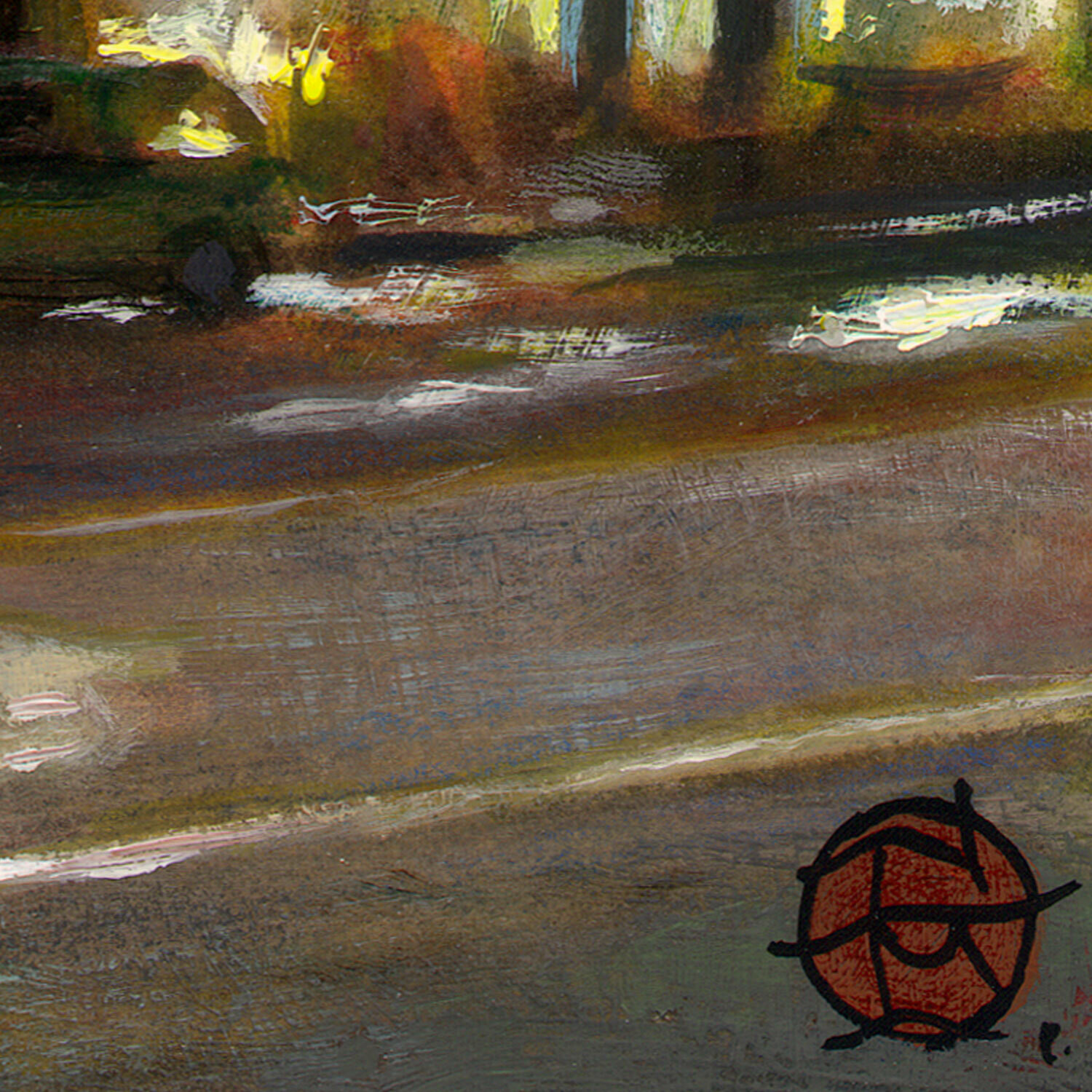 "Night Walk in Dover" Original Painting