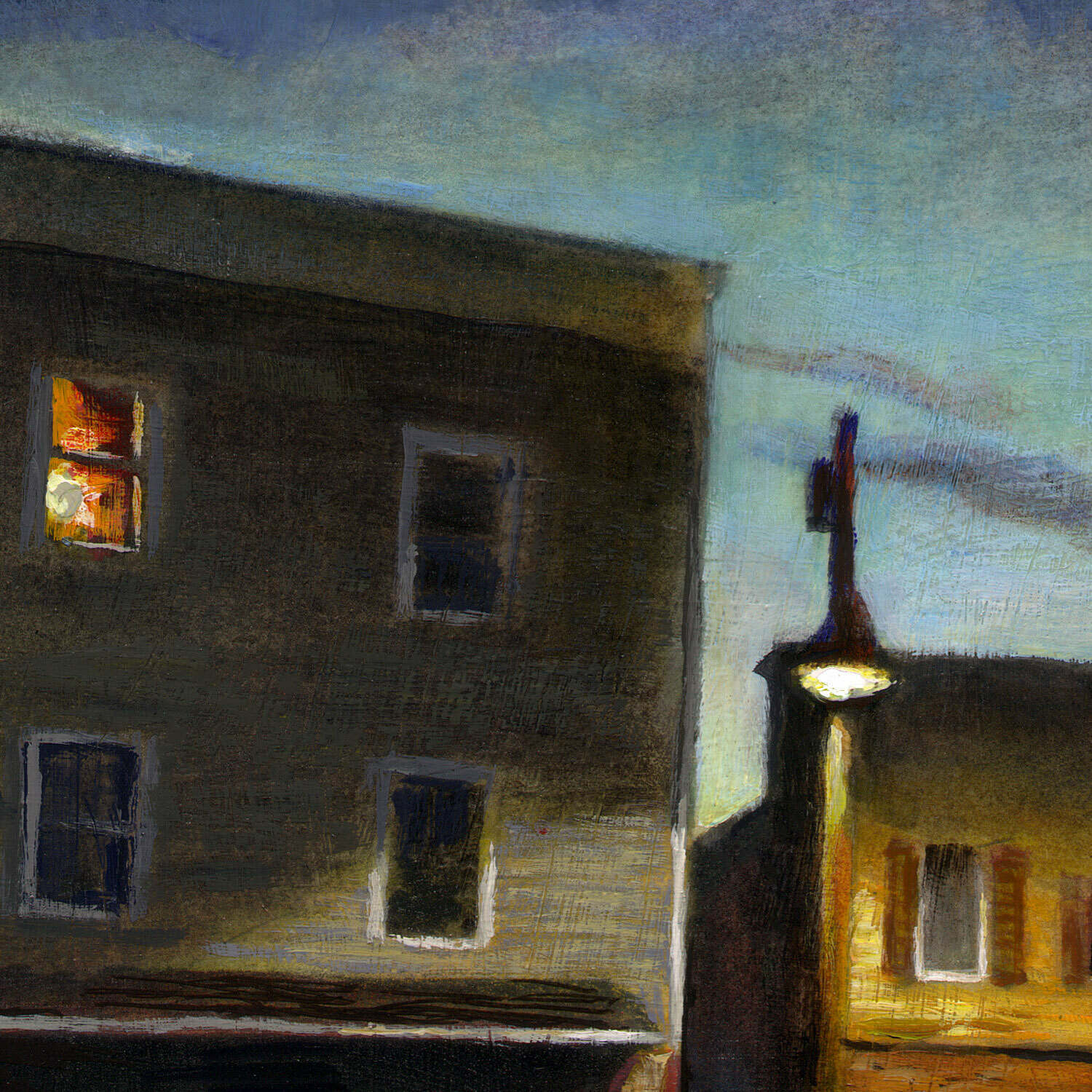 "Night Walk in Dover" Original Painting