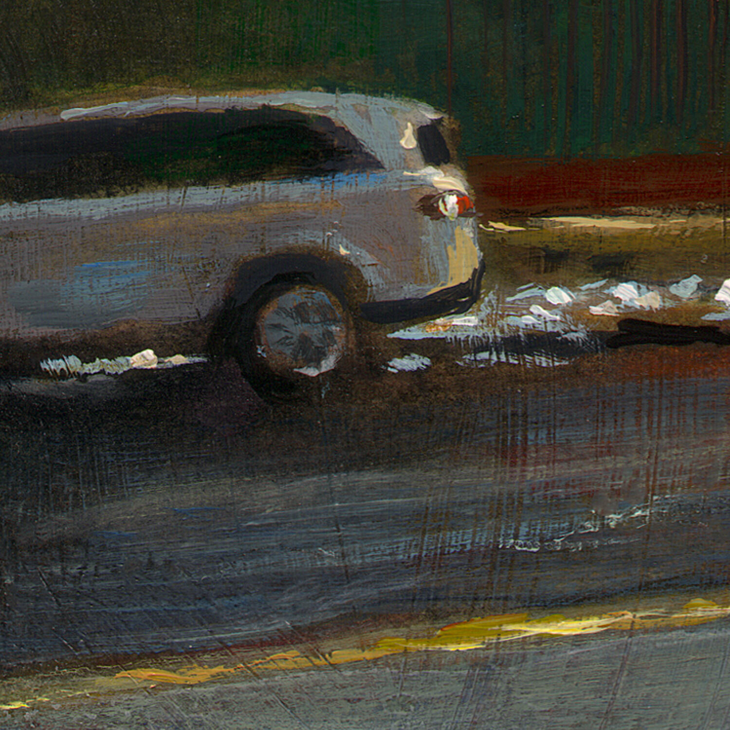 "Night Walk in Dover" Original Painting