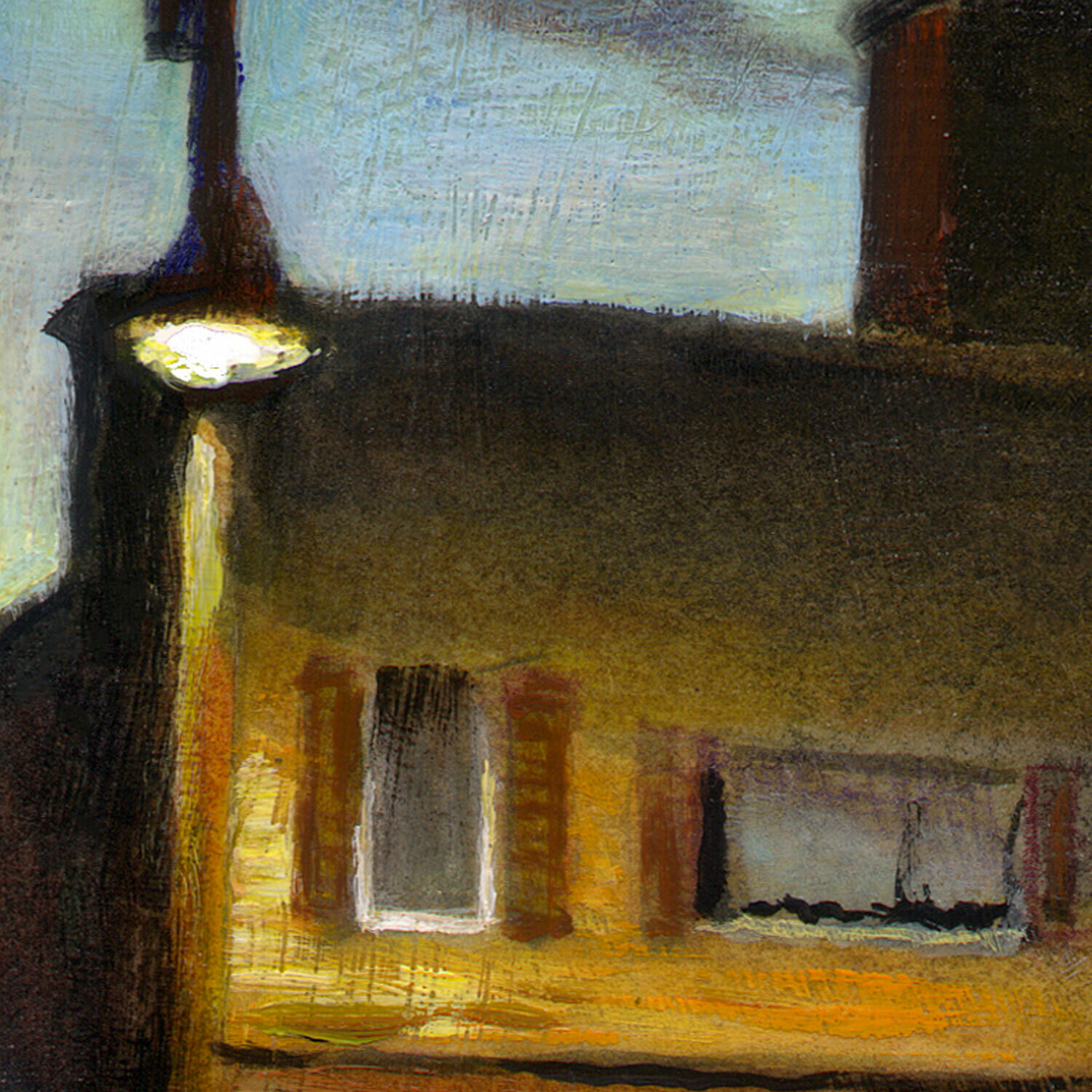 "Night Walk in Dover" Original Painting