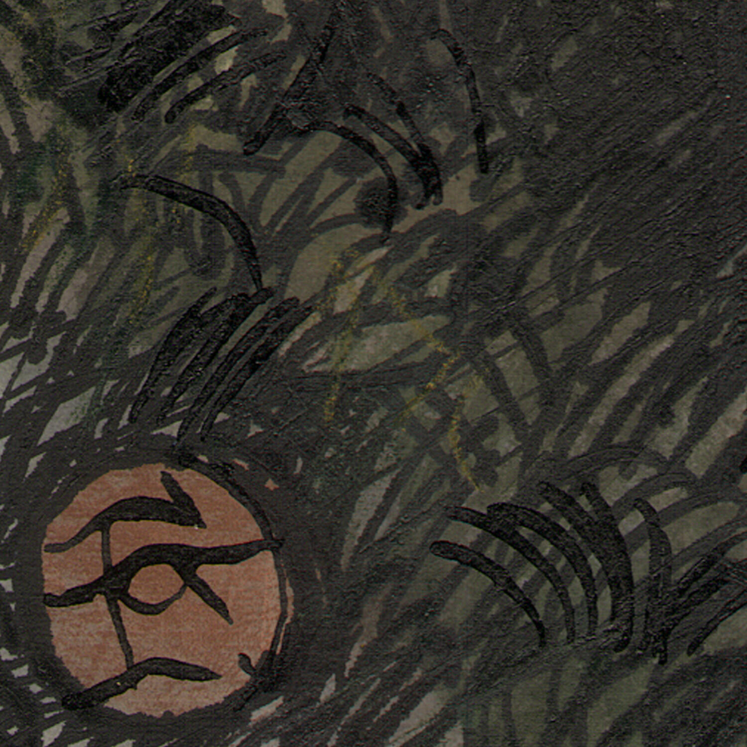 "Harvest Moon" Original Work on Paper