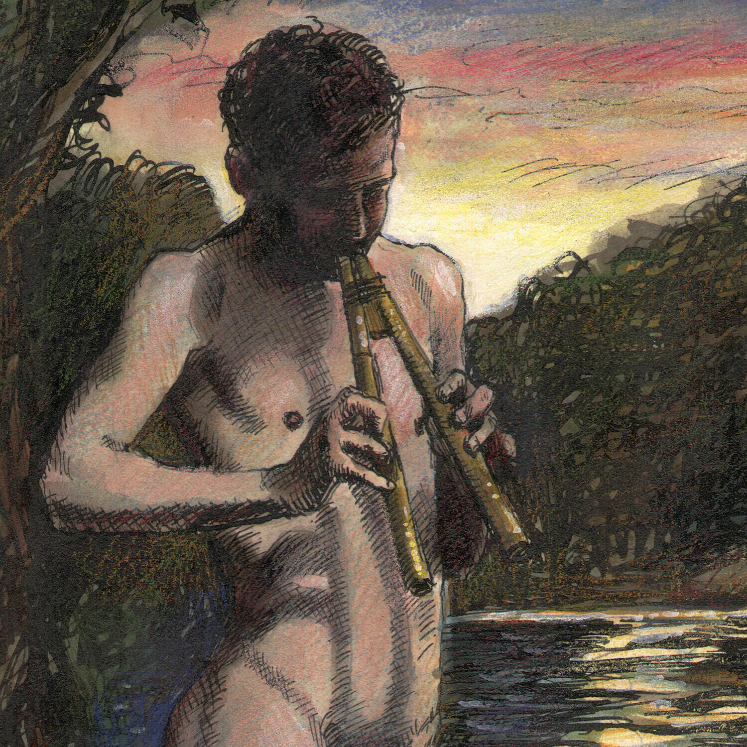 "The Song" Original Work on Paper