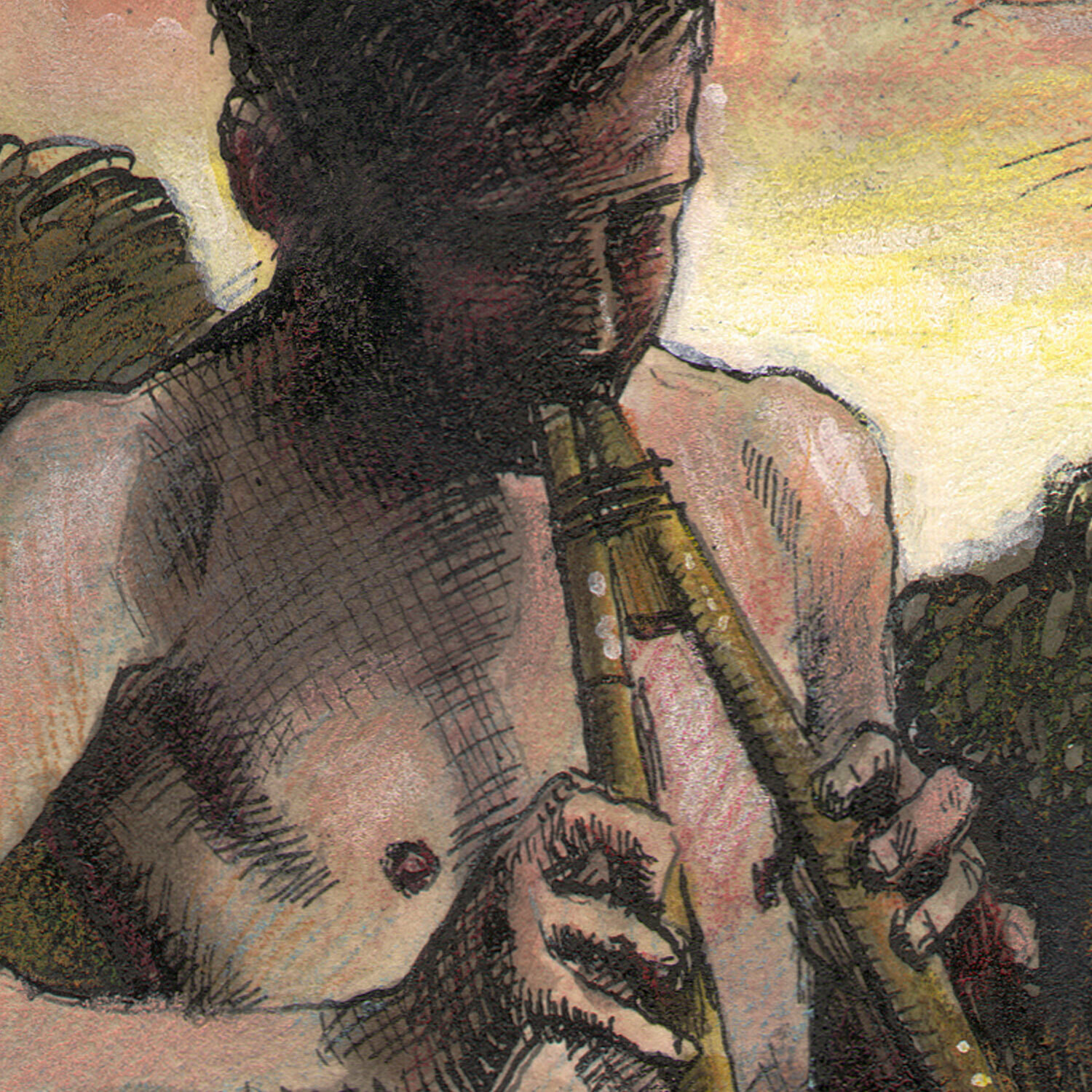 "The Song" Original Work on Paper