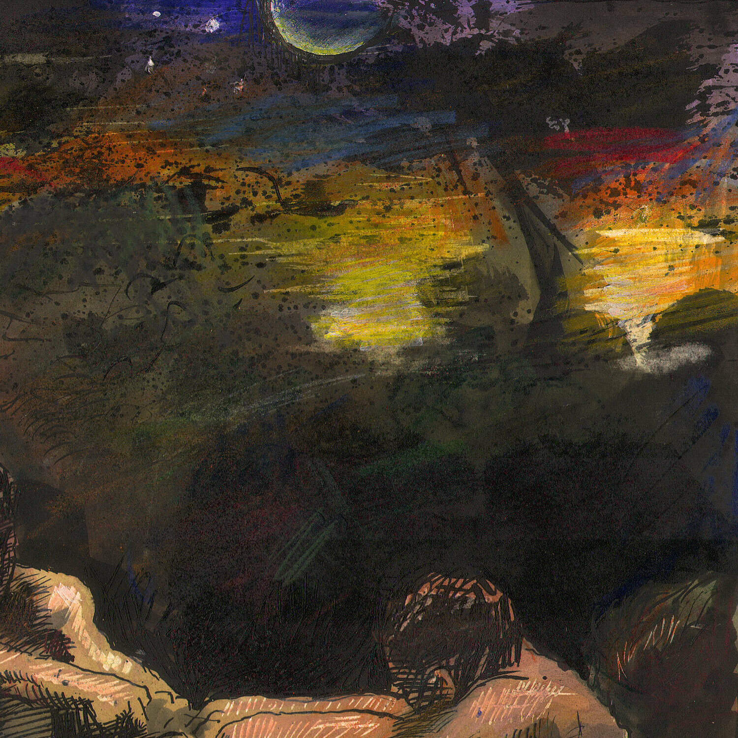 Tug-of-War (Study after Eakins) Original Work on Paper