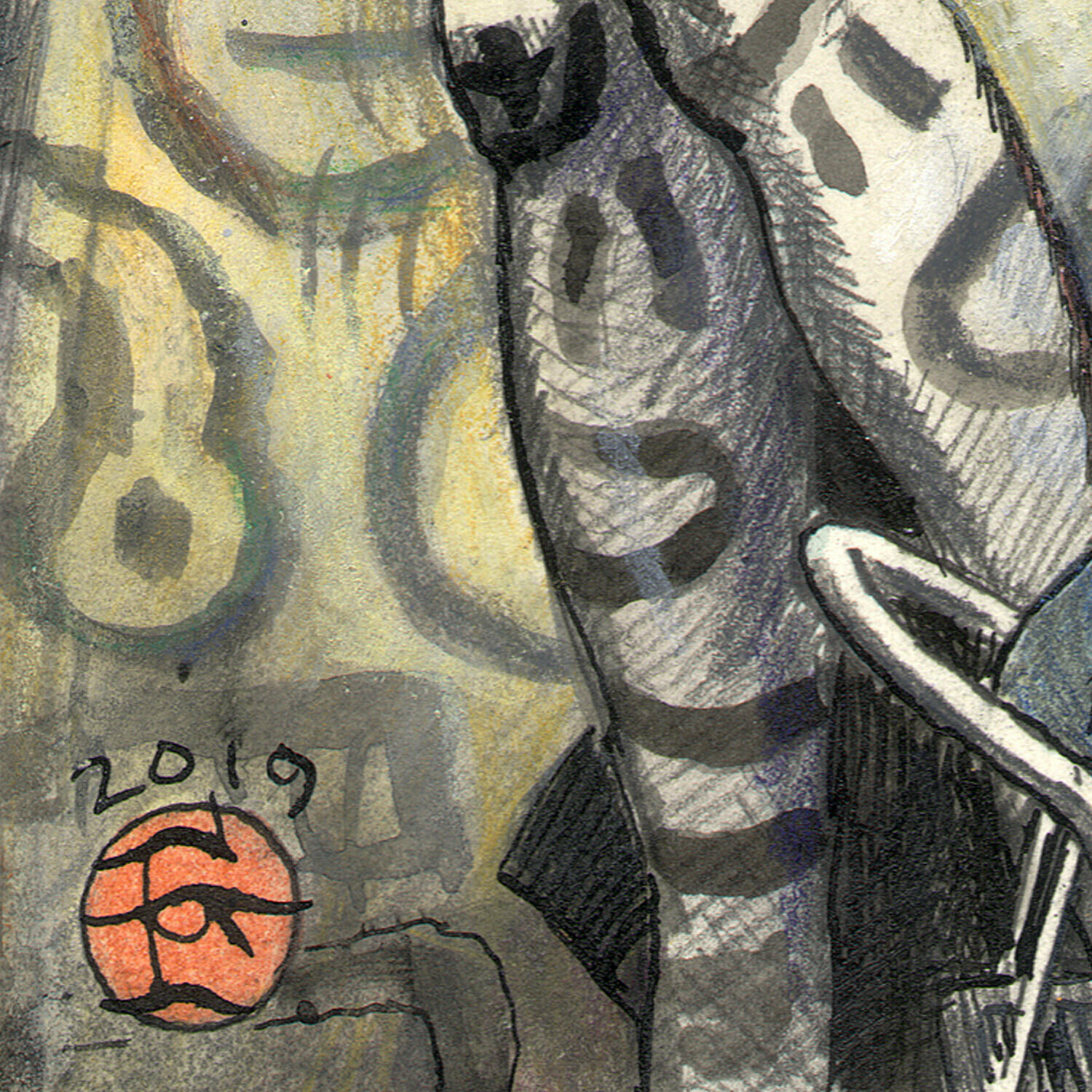 "Fearless (for Keith Haring)" Original Work on Paper