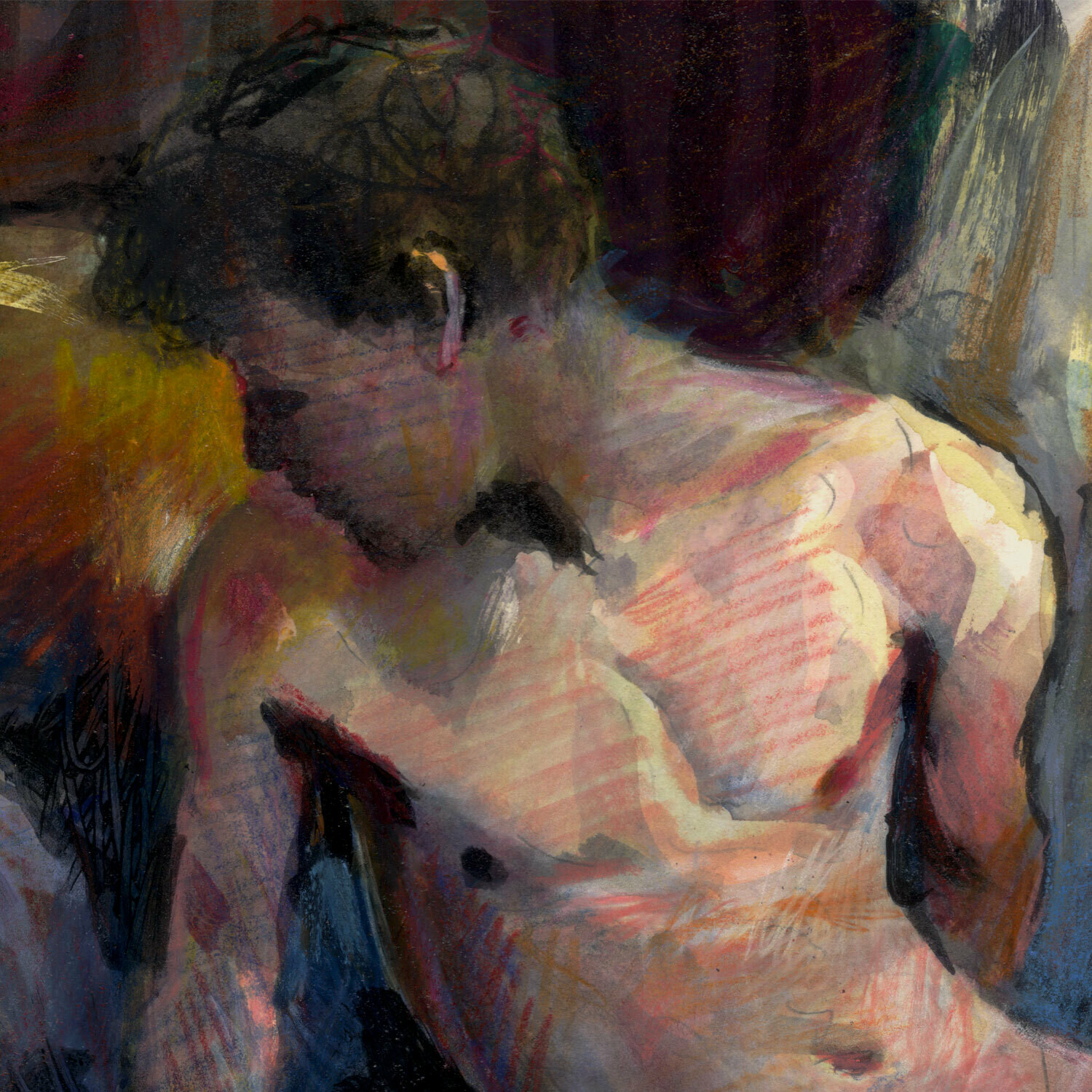 "New Year's Day" Original Work on Paper