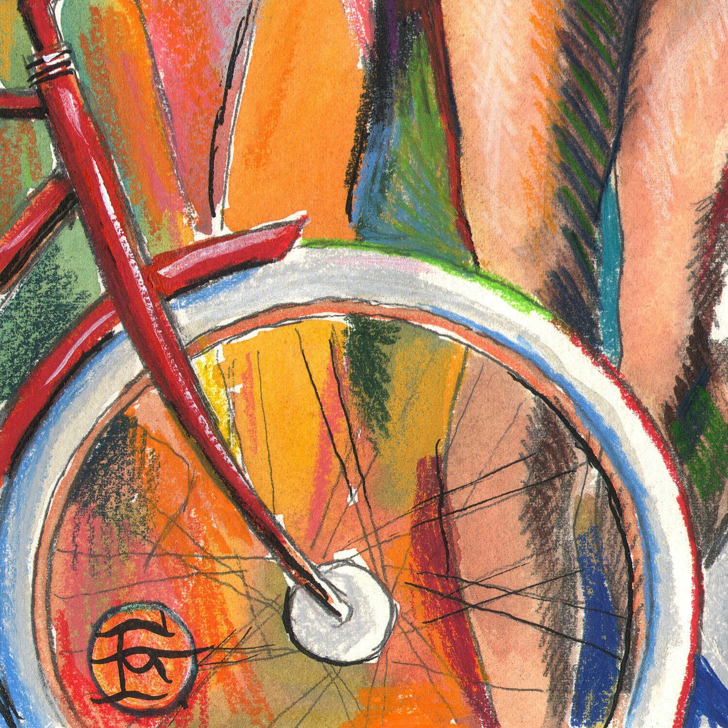 "The Picnic" Original Work on Paper