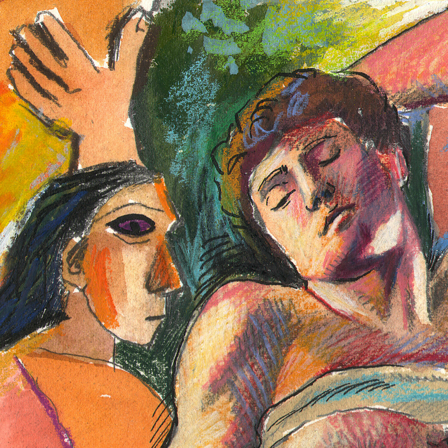 "The Picnic" Original Work on Paper