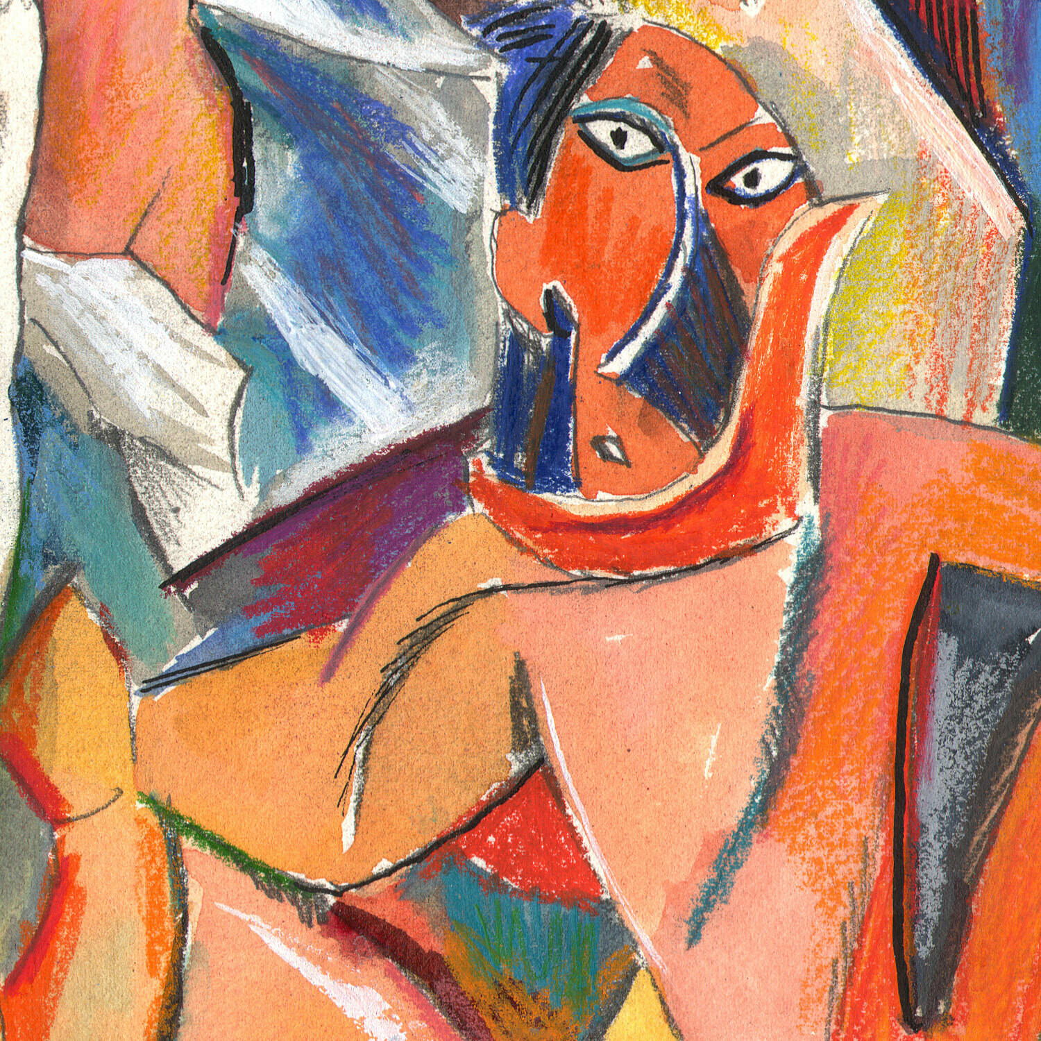 "The Picnic" Original Work on Paper
