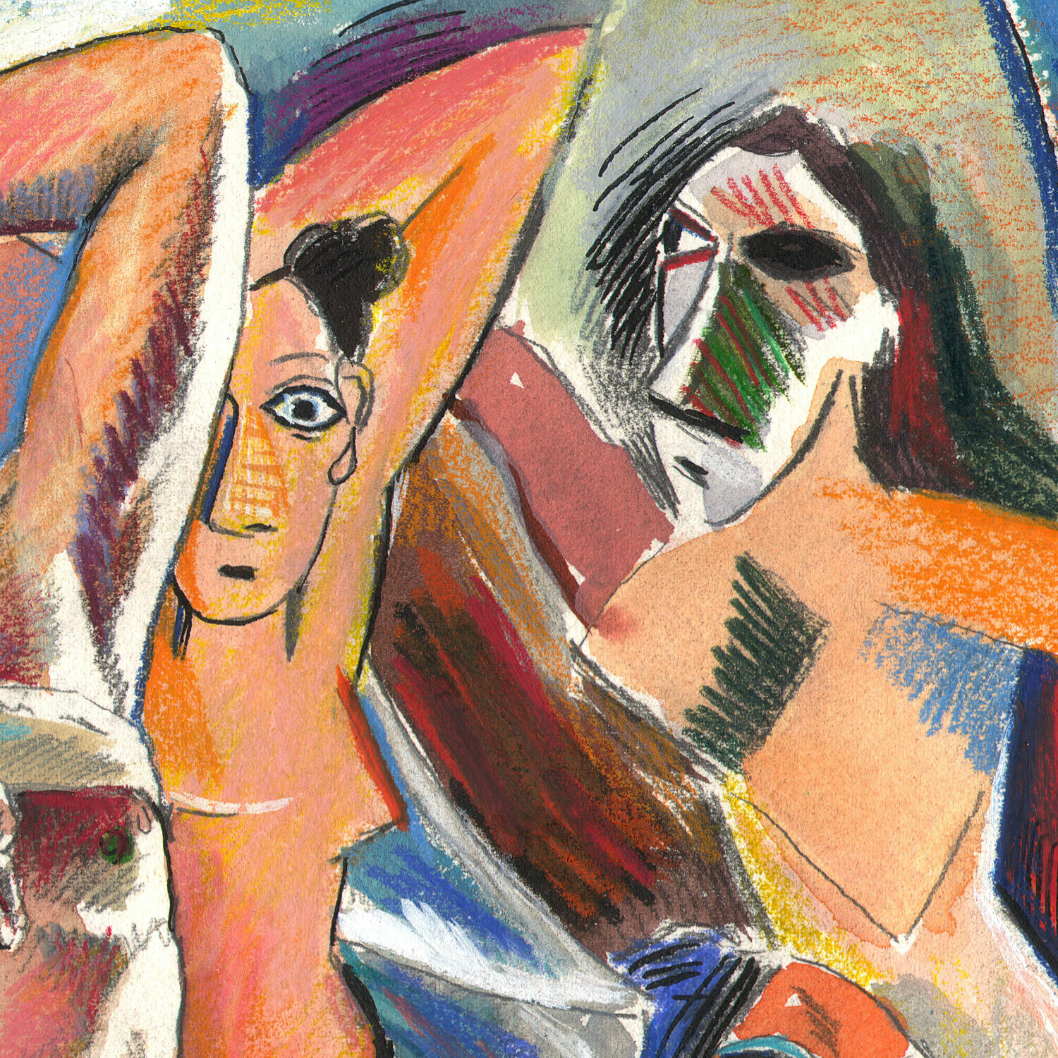 "The Picnic" Original Work on Paper