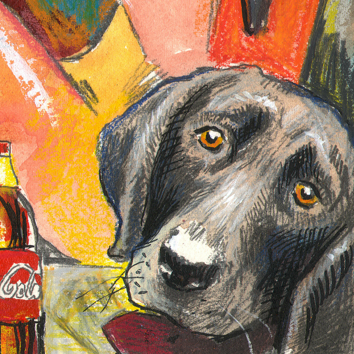 "The Picnic" Original Work on Paper
