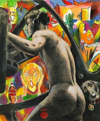 "Art Wars" Original Work on Paper