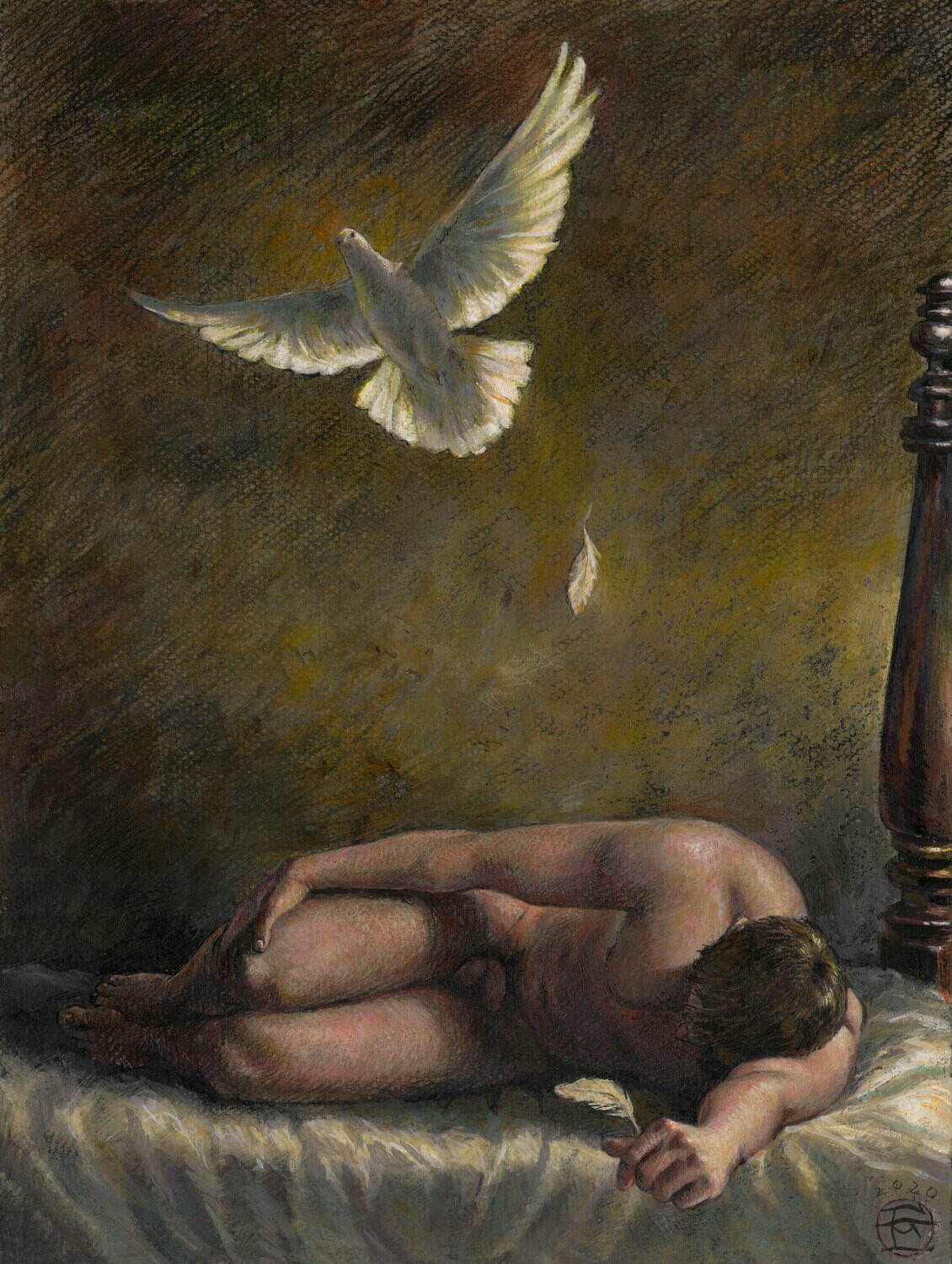 "Hope" Original Painting | Egg Tempera on Board