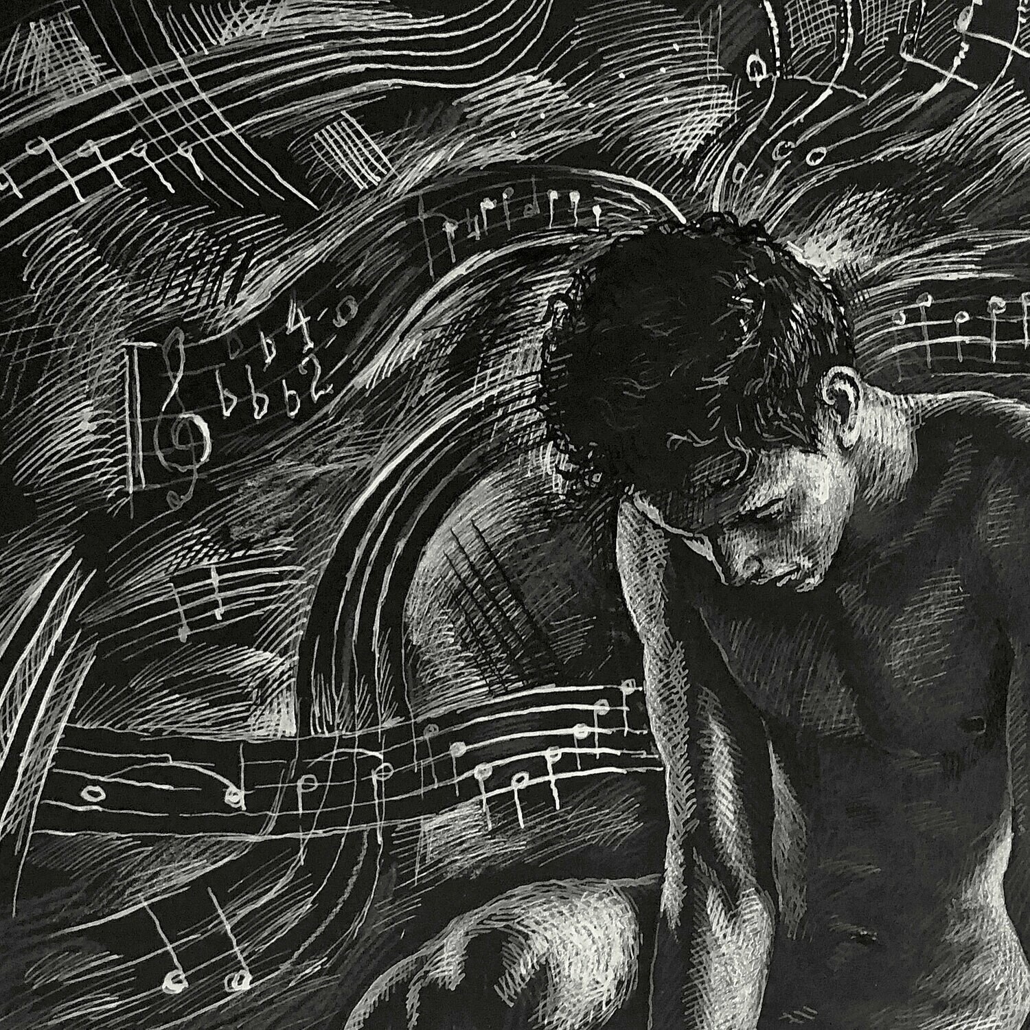 "Broken" Original Work on Paper