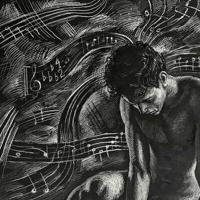 "Broken" Original Work on Paper