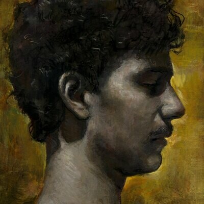 "Peace (Young Man in Profile)" Original Painting