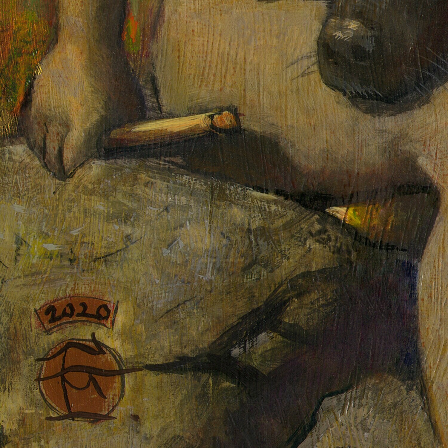 "04.24.2020: Helpless" Original Painting