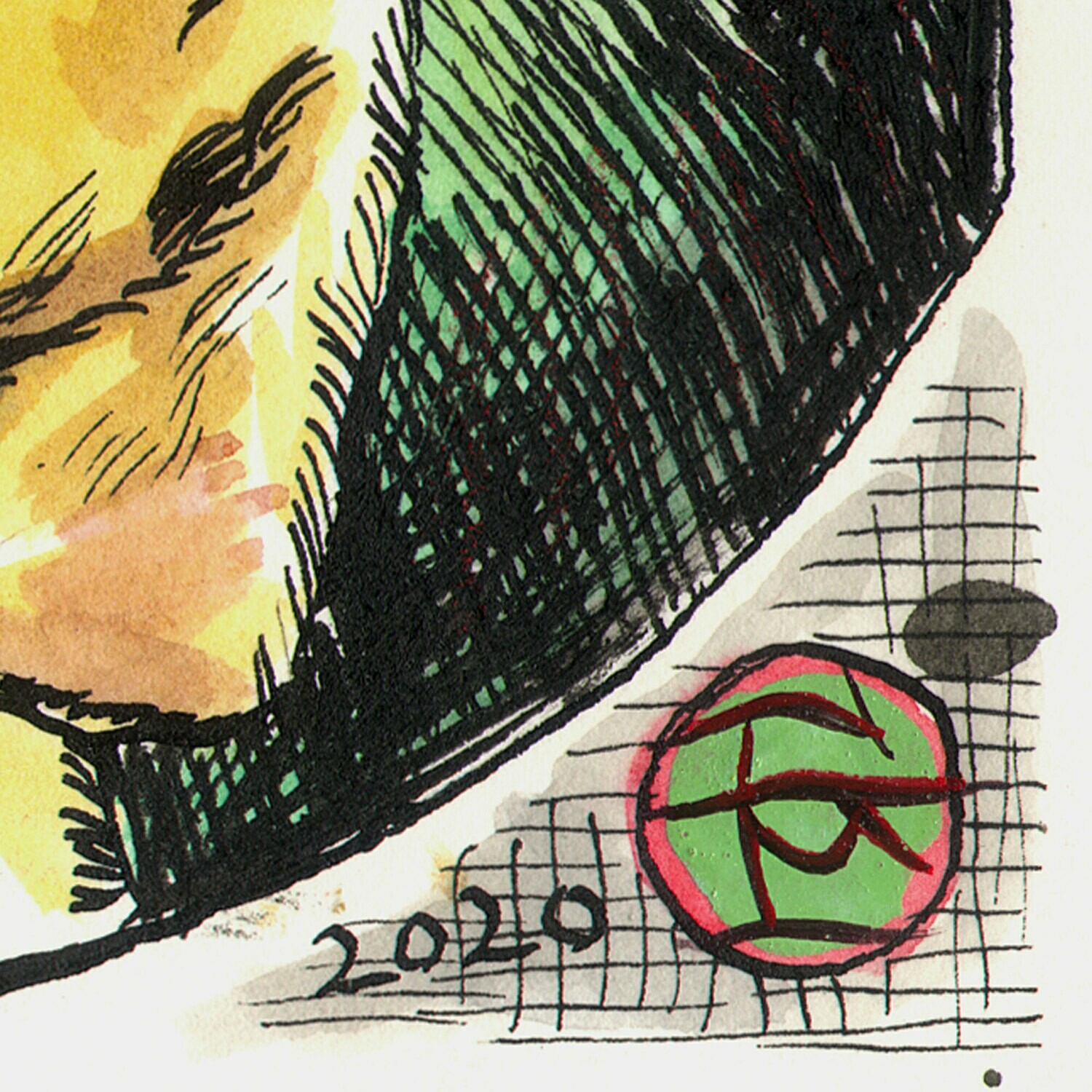 "04.26.2020: Isolation" Original Work on Paper
