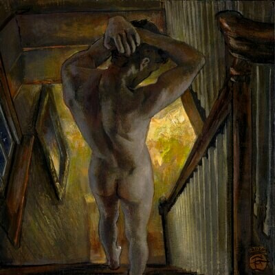 &quot;04.29.2020: The Descent&quot; Original Painting