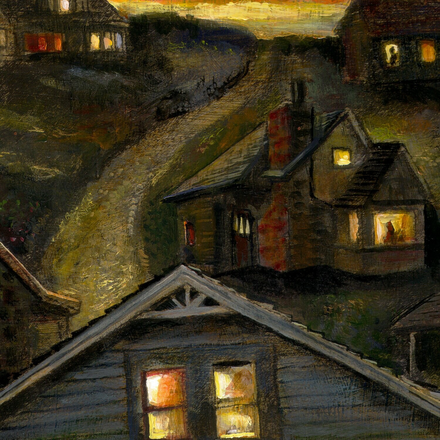 "Isolation" Original Painting on Panel