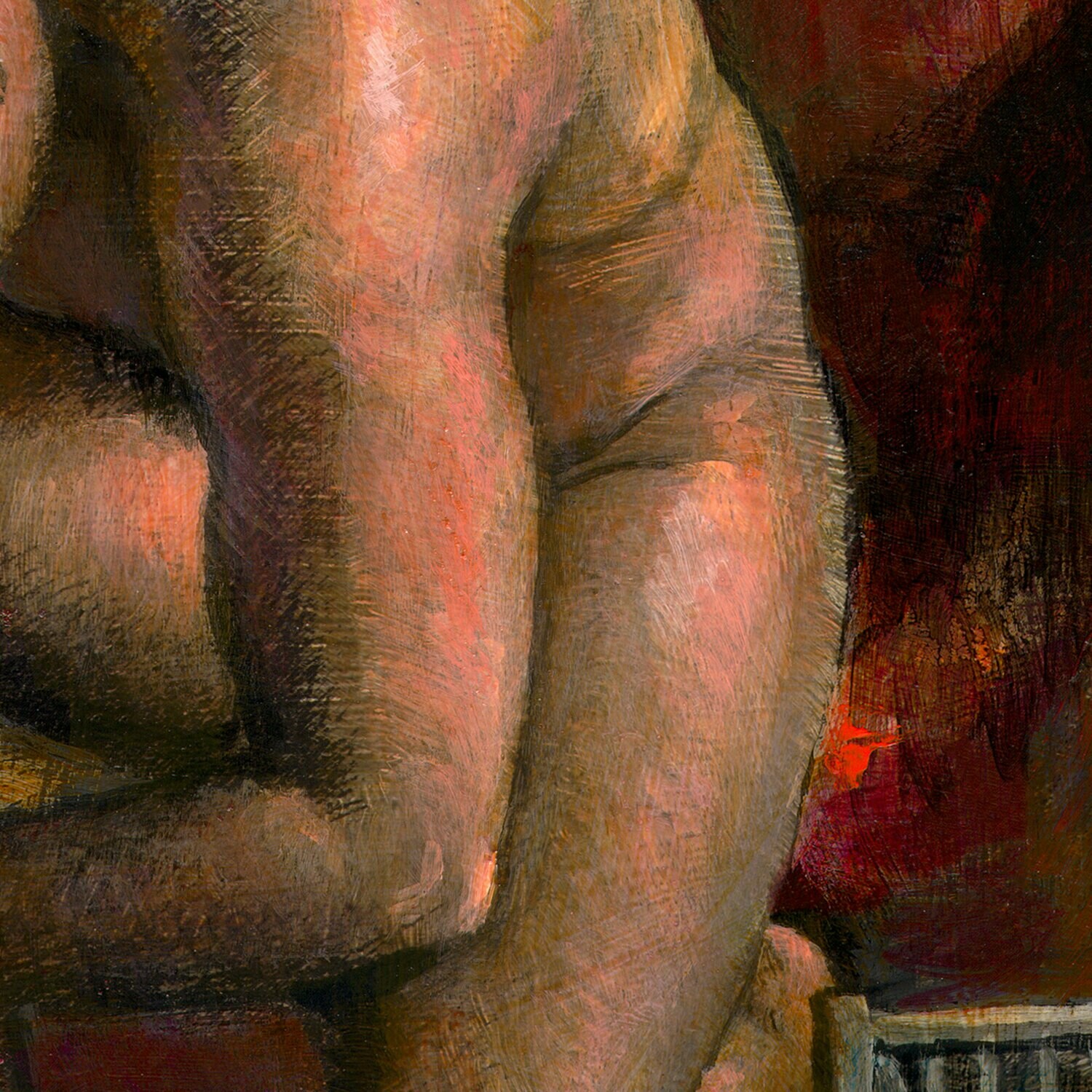 "Isolation" Original Painting on Panel