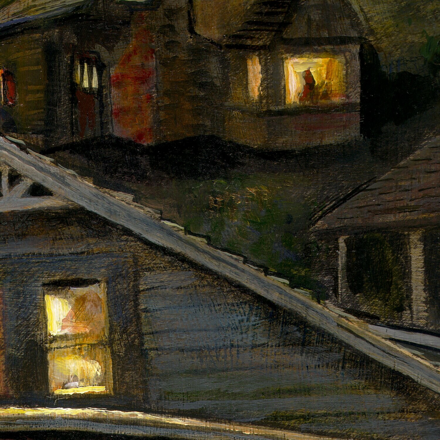 "Isolation" Original Painting on Panel