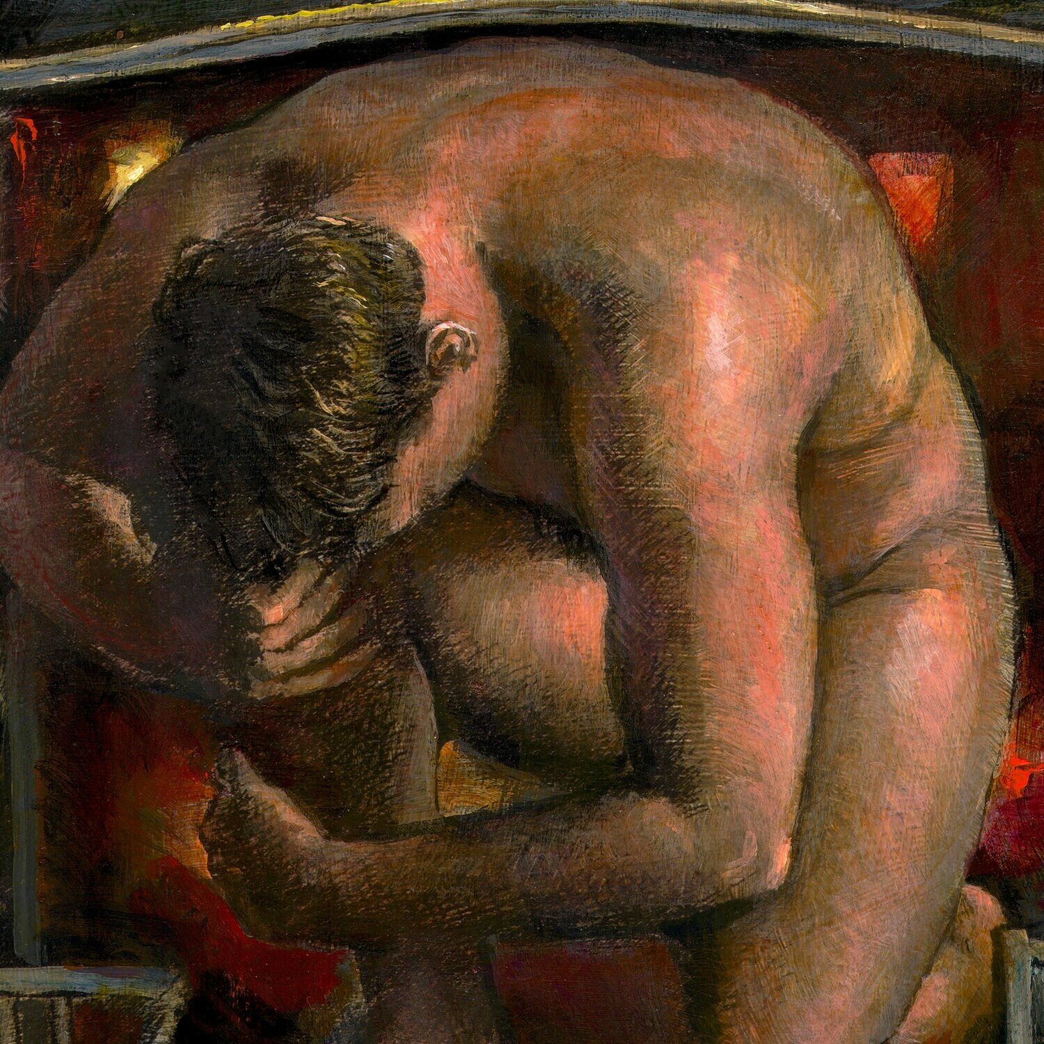 "Isolation" Original Painting on Panel
