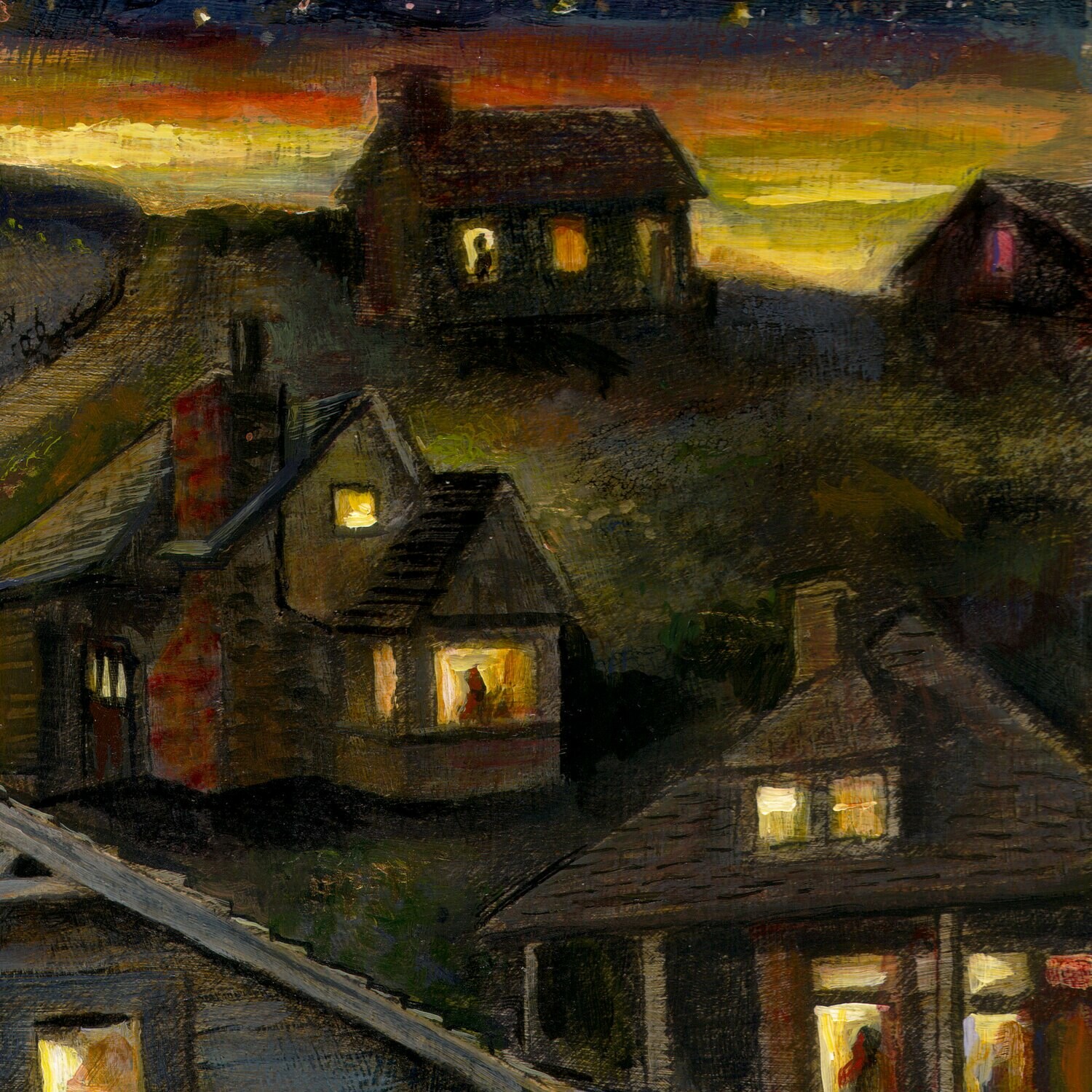 "Isolation" Original Painting on Panel
