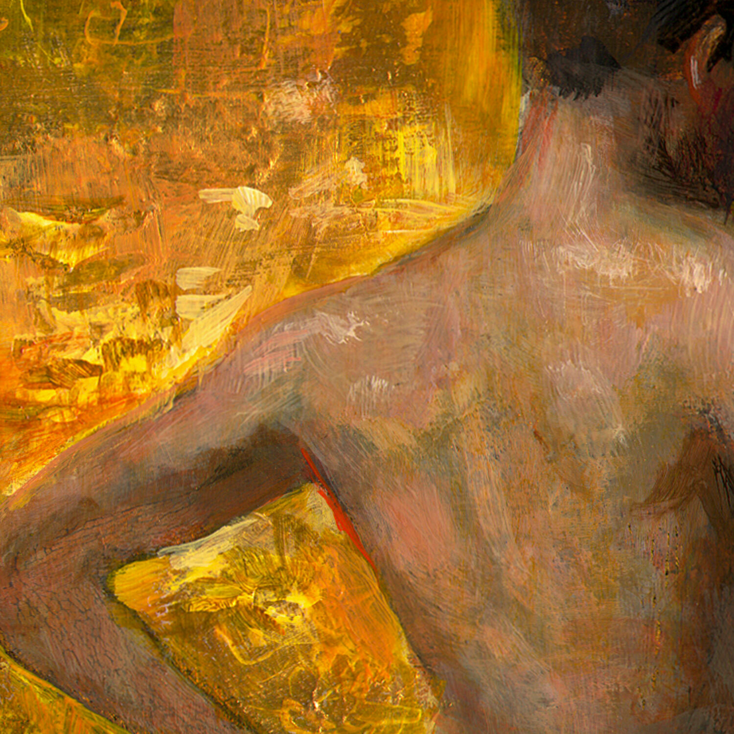 "05.17.2020: Hope" (A Riff on Thomas Eakins' "Swimming Hole") Original Painting