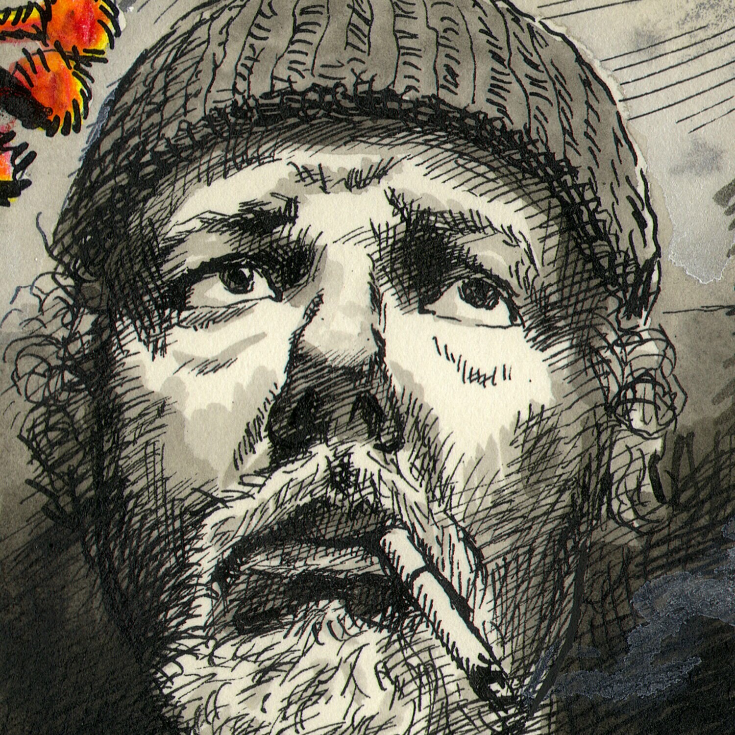 "05.19.2020: Self-Portrait in the Zone" Original Work on Paper