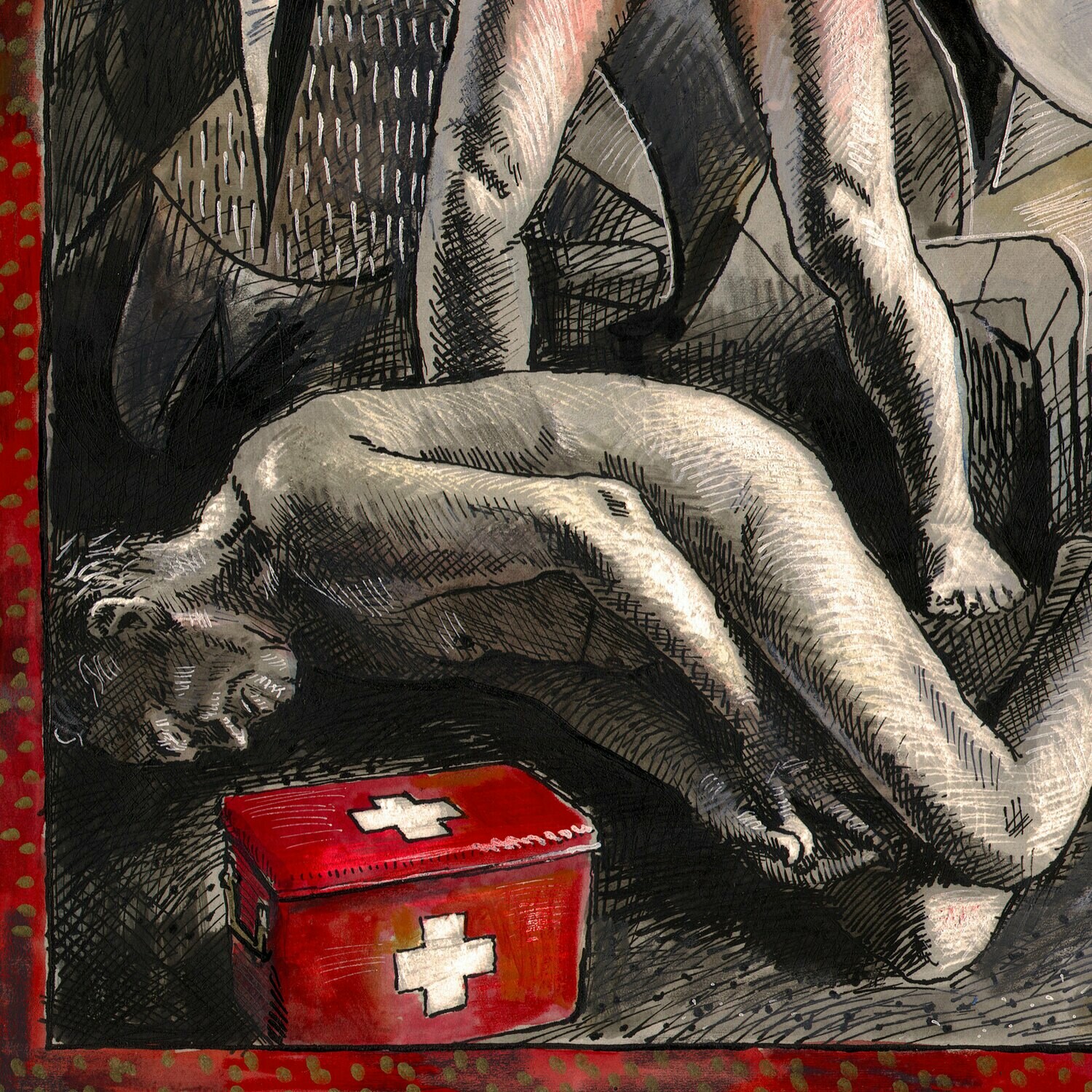 "06.10.2020: First Aid" Original Work on Paper